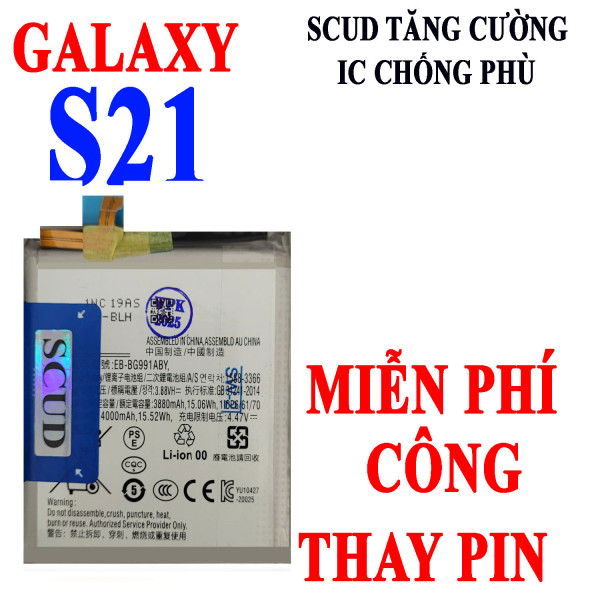 Pin Webphukien cho Samsung Galaxy S21 Việt Nam EB-BG991ABY 4000mAh