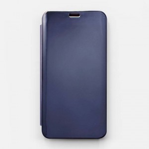 Bao da Samsung Galaxy J4 2018 Clear View tráng gương (Xanh Navy) Bao da Samsung Galaxy J4 2018 Clear View tráng gương (Xanh Navy)