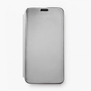 Bao da Samsung Galaxy J7 Prime Clear View tráng gương (Bạc) Bao da Samsung Galaxy J7 Prime Clear View tráng gương (Bạc)