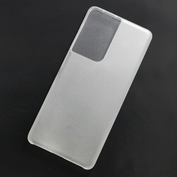 Ốp lưng nhựa cứng Samsung Galaxy S21 Ultra nhám trong