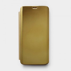 Bao da Samsung Galaxy S9 Plus Clear View tráng gương (Vàng) Bao da Samsung Galaxy S9 Plus Clear View tráng gương (Vàng)