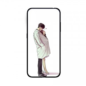 Ốp lưng kính in hình cho Samsung A01  hinh Valentine (mẫu 32) - Hàng chính hãng