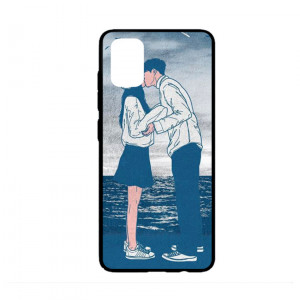 Ốp lưng kính in hình cho Samsung A51  Valentine  (mẫu 8) - Hàng chính hãng