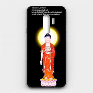 Ốp lưng kính in hình cho Samsung Galaxy S9 Plus hình Phật (mẫu 2) - Hàng chính hãng