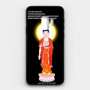 Ốp lưng kính in hình cho Samsung Galaxy S9 hình Phật (mẫu 3) - Hàng chính hãng