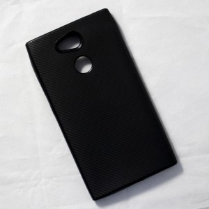 Ốp lưng Sony Xperia L2 Auto Focus vân da (Đen) Ốp lưng Sony Xperia L2 Auto Focus vân da (Đen)