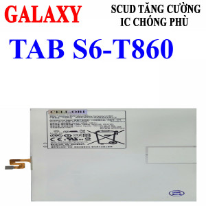 Pin Webphukien cho Samsung Galaxy Tab S6 T860 T865 EB-BT725ABU 7040mAh