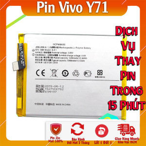 Pin Webphukien cho Vivo Y71  Việt Nam B-E1 - 3360mAh Original Battery