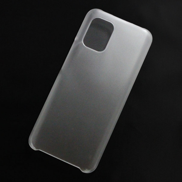 Ốp lưng nhựa cứng Xiaomi Mi 10 Lite nhám trong