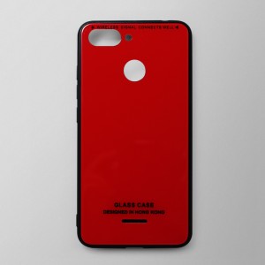 Ốp lưng Xiaomi Redmi 6 tráng gương viền dẻo (Đỏ)