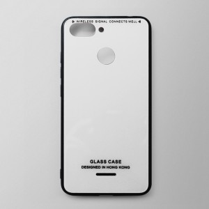 Ốp lưng Xiaomi Redmi 6 tráng gương viền dẻo (Trắng)