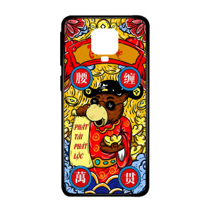 Ốp lưng kính in hình cho Xiaomi Redmi Note 9 Pro Max,Note 9s, Note 9 Pro in hình thần tài may mắn (mẫu 14) - Hàng chính hãng