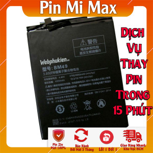 Pin Webphukien cho Xiaomi Mi Max  Việt Nam (BM49) - 4850mAh 