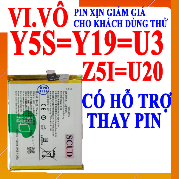 Pin Webphukien cho Vivo Y5S, Y19, U3, U20, Z5i Việt Nam B-H9 - 5000mAh