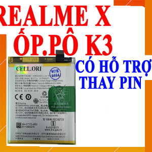 Pin Webphukien cho Oppo K3/Realme X Việt Nam BLP715 - 3765mAh 