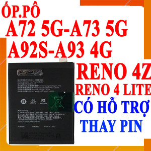 Pin Webphukien Oppo A72 5G, A92S, A93 4G, A73 4G, Reno 4 Lite, F17 Pro, Reno 4Z 5G - BLP779 4000mAh