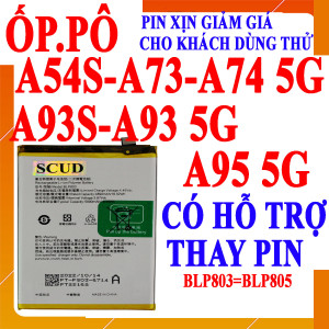 Pin Webphukien cho Oppo A54S, A73, A74, A93S, A95 5G Việt Nam - BLP805 BLP803 5000mAh