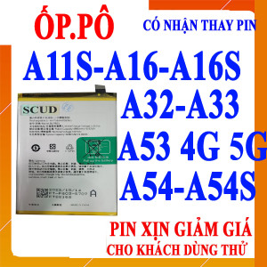 Pin Webphukien cho Oppo A11S, A16, A16S, A32, A33, A53, A54 BLP805 BLP803 5000mAh