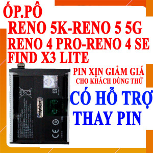 Pin Webphukien cho Oppo Reno 5 5G, Find X3 Lite, Reno 5K, Reno 4 SE, Reno 4 Pro Việt Nam BLP811 - 4250mAh