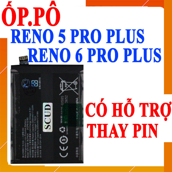 Pin Webphukien cho Oppo Reno 6 Pro Plus, Reno 6 Pro Plus - BLP825 4450 mAh