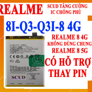 Pin Webphukien cho Realme 8 4G, 8i, Q3, Q3i Việt Nam BLP841 - 5000mAh