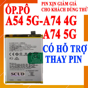 Pin Webphukien cho Oppo A74 4G, A74 5G, A54 5G Việt Nam BLP851 - 5000mAh