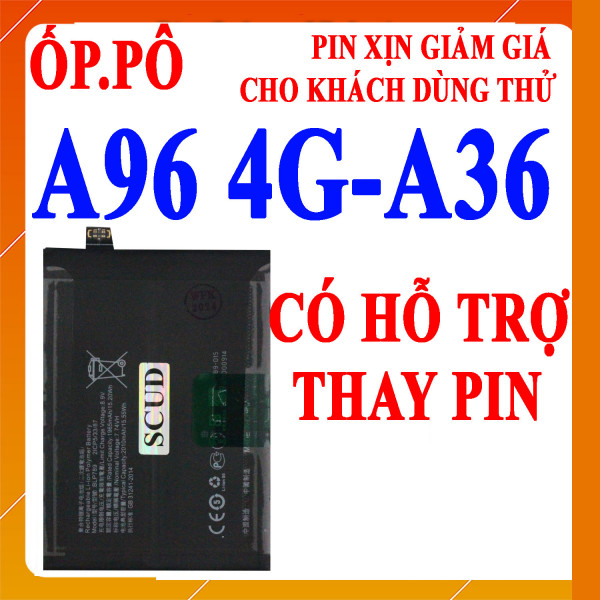 Pin Webphukien cho Oppo A96 4G, A36 - BLP879 3975 mAh