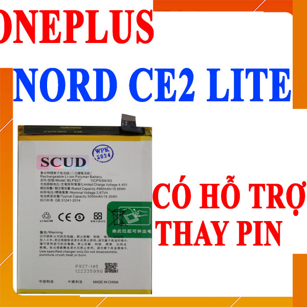 Pin Webphukien OnePlus/One Plus Nord CE2 Lite Việt Nam - BLP927 5000mAh