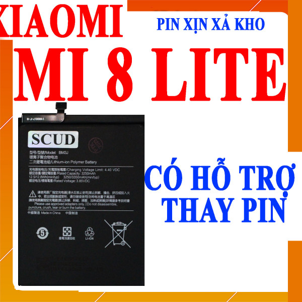 Pin Webphukien cho Xiaomi Mi 8 Lite, Mi8 Lite Việt Nam BM3J  - 3350mAh 