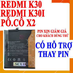 Pin Webphukien cho Xiaomi Redmi K30i, K30, Pocophone X2  Việt Nam mã BM4P 4400 mAh