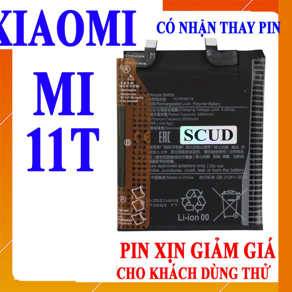 Pin Scud cho Xiaomi Mi 11T BM59 5000 mAh