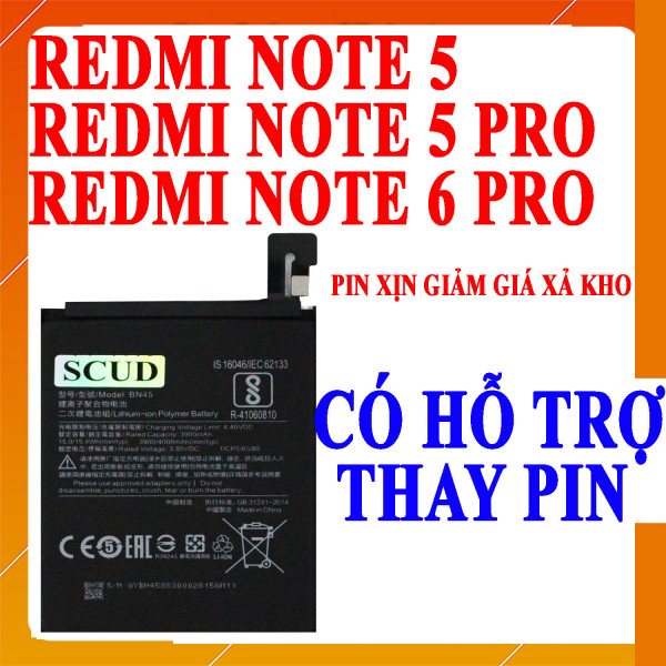 Pin Webphukien cho Xiaomi Redmi Note 5, Note 5 Pro, Note 6 Pro Việt Nam (BN45-BN48) - 4000mAh