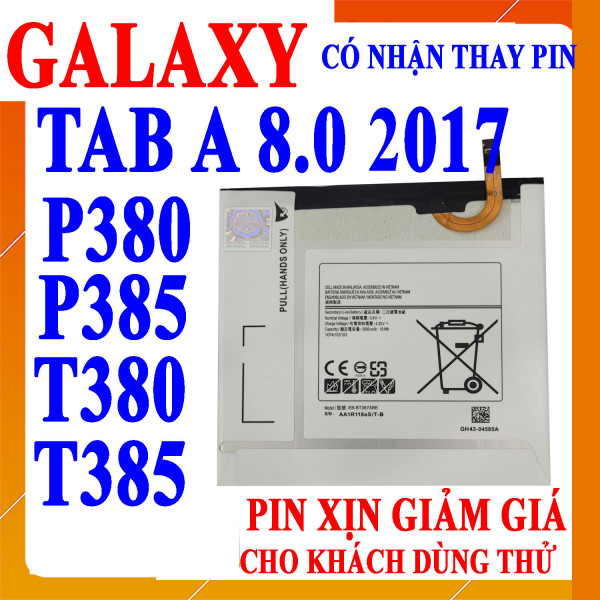 Pin Webphukien cho Samsung Galaxy Tab A 8.0 2017 P385 P380 T380 T385 Việt Nam EB-BT367ABA 5000mAh