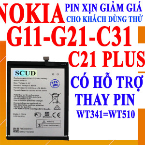 Pin Webphukien cho Nokia G11/G21/C21 Plus/C31 WT341 dung lượng 5050 mAh