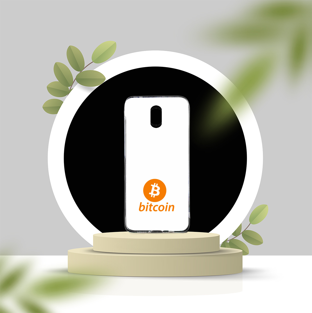 Ốp lưng cứng in hình Nokia 3.1 trong nhám in hình logo đồng coin (mẫu 50) -  Hàng chính hãng